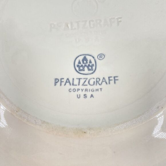 Set Of 5 Pfaltzgraff TROUSSEAU Salad Plates Vintage Retired 8 1/4" - Picture 6 of 6